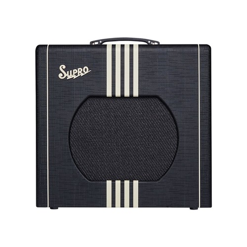 מגבר לגיטרה SUPRO DELTA KING 12 BLACK & CREAM 1X12 15W REVERB