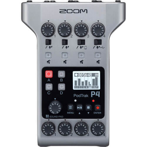 מקליט סאונד Zoom PodTrak P4