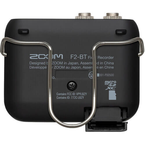מקליט סאונד עם מיקרופון דש Zoom F2-BT Bluetooth