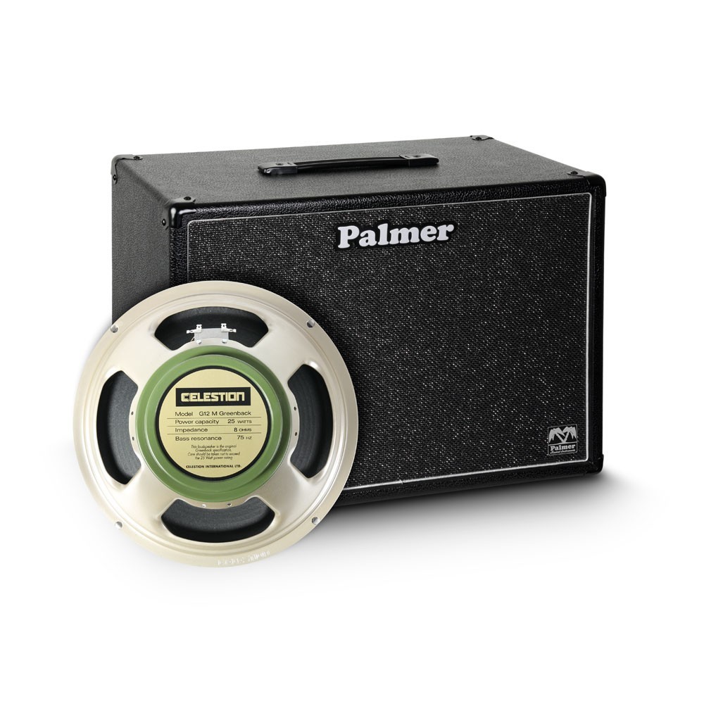 רמקול לגיטרה PALMER PCAB112GBK 120W 2 x 12" Celestion Vintage 30 and Greenback