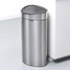 פח טאץ אובלי 40 ליטר ניקל מט Brabantia FPP + משלוח חינם