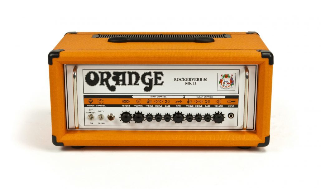 מגבר ראש מנורות 50W לגיטרה 2 ערוצים ORANGE Rockerverb 50H MKII
