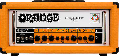 מגבר ראש מנורות 50W לגיטרה ORANGE Rockerverb 50H MKIII