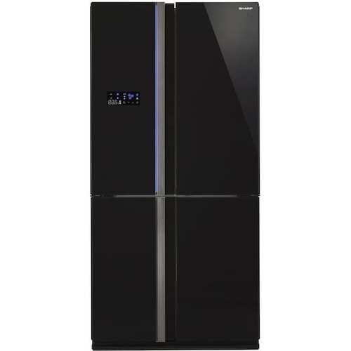 מקרר ‏שארפ דגם Sharp SJR8801BK ‏623 ‏ליטר 4דלתות זכוכית שחורה
