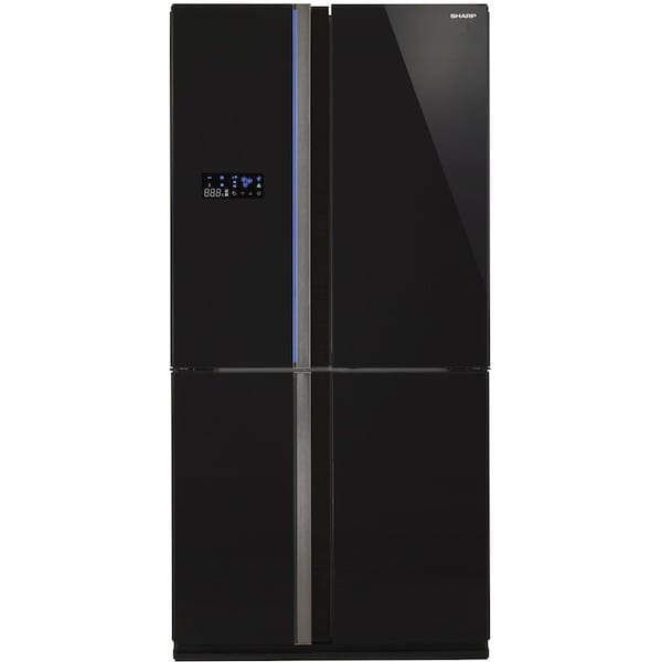 מקרר ‏שארפ דגם Sharp SJR8801BK ‏623 ‏ליטר 4דלתות זכוכית שחורה