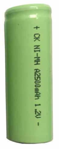סוללת ליתיום נטענת דגם 1.2V 2500MAH 17500 