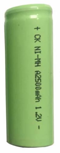 סוללת ליתיום נטענת דגם 1.2V 2500MAH 17500 