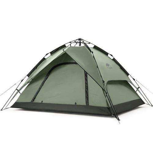 אוהל בן רגע ל 4 אנשים פתיחה מהירה NATUREHIKE TENT אטום לגשם עם 2 פתחי איוורור