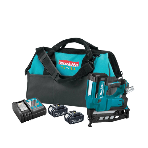 אקדח מסמרי פיניש 18V 16G + שתי סוללות 5.0AH