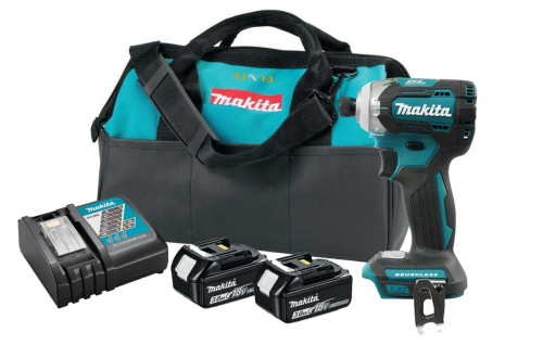 מברגת אימפקט 18V + שתי סוללות 4.0AH