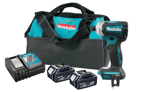 מברגת אימפקט 18V + שתי סוללות 5.0AH