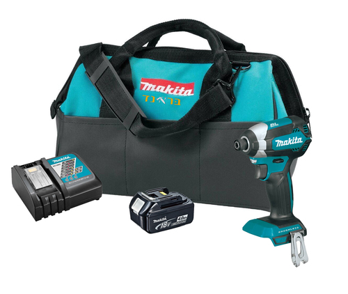 מברגת אימפקט 18V בראשלס + סוללה 4.0AH