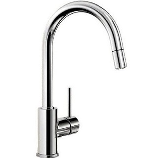 בלנקו ברז מטבח נשלף דגם מידא גימור כרום