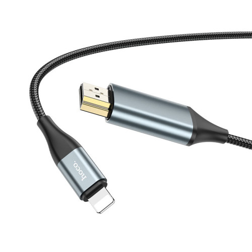 כבל תצוגה Hoco UA15  Lightning to HDMI