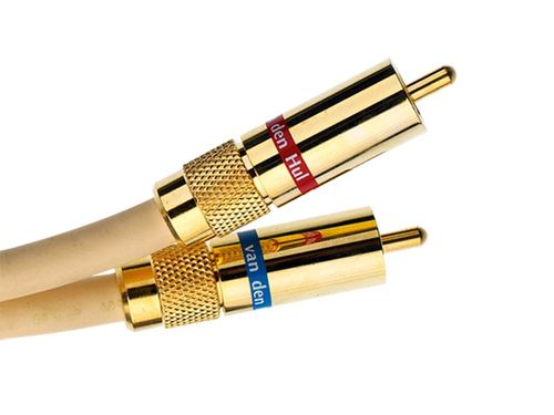 כבל אודיו RCA באורך 1 מטרים מבית VAN DEN HULL דגם THE NAME