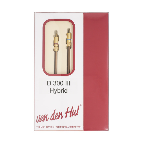 כבל אודיו RCA בארוך 1 מטרים מבית VAN DEN HULL דגם D-300 III