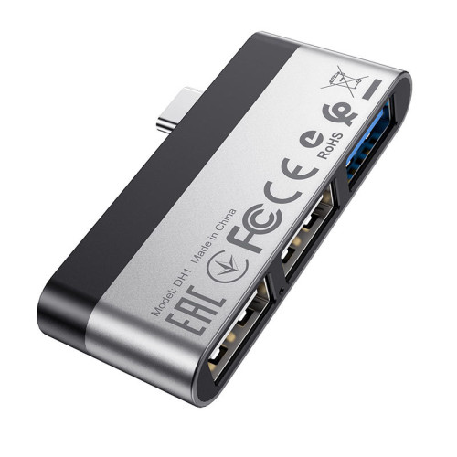 מתאם  Hoco DH1 Type-c to USB X3 