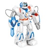 רובוט ענק חכם ROBO FORCE עם 25 פקודות תכנות, אחיזה בחפצים, הבעות פנים, הליכה לכל הכיוונים וסוללה נטענת