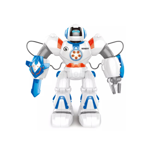 רובוט ענק חכם ROBO FORCE עם 25 פקודות תכנות, אחיזה בחפצים, הבעות פנים, הליכה לכל הכיוונים וסוללה נטענת