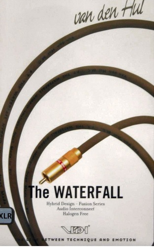 כבל אודיו RCA באורך 1 מטרים מבית VAN DEN HUL דגם Waterfall