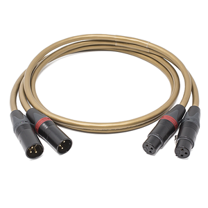 כבל אודיו XLR באורך 1 מטרים מבית VAN DEN HUL דגם Waterfall