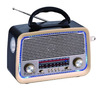 רדיו וינטאג בעיצוב רטרו בלוטוס עם פנס צד Radio Retro Style SKL3099