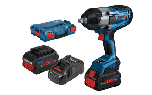 מפתח רטיטה GDS 18V-1000 כולל 2 סוללות 5.5AH מבית BOSCH