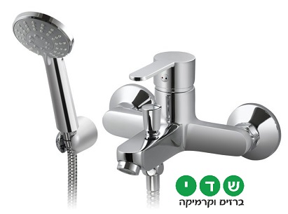 חמת ברז סוללה לאמבטיה סדרת קליר 305375
