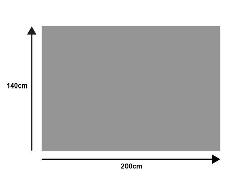 שטיח  CANVAS floor mat 140X200