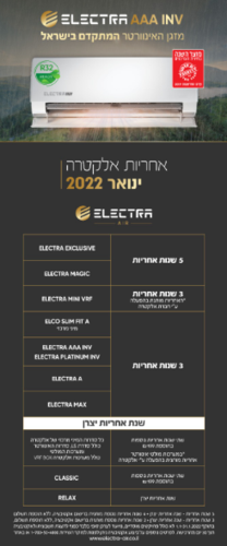 מבצעי אחריות ינואר 01/22