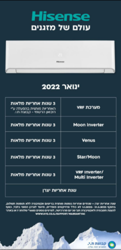 מבצעי אחריות ינואר 01/22
