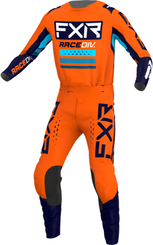 חליפת אף אקס אר קלאצ' פרו כתום / כחול FXR CLUTCH PRO 