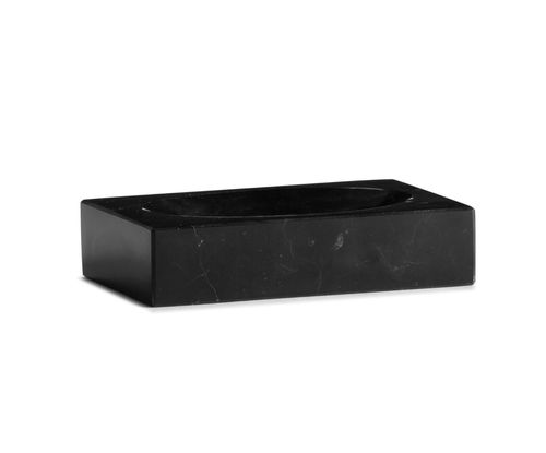 סבוניה מלבנית שיש שחור MARBLE