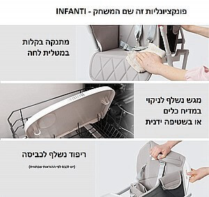 כסא אוכל דגם פרסקו FRESCO מתקפל ביד אחת צבע ירוק