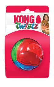 צעצוע לכלב קונג כדור טוויסט -  Twistz S