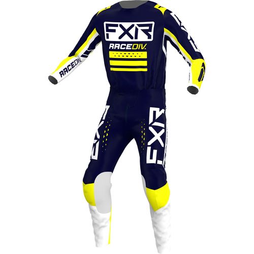 חליפת ילדים אף אקס אר צהוב / כחול FXR CLUTCH PRO YTH