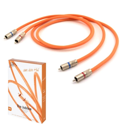 כבל אודיו RCA באורך 0.8 מטרים מבית VAN DEN HUL דגם Jubilee silver