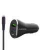 מטען רכב PURE GEAR PD 3.0 + QC 3 48W כולל כבל LIGHTNING