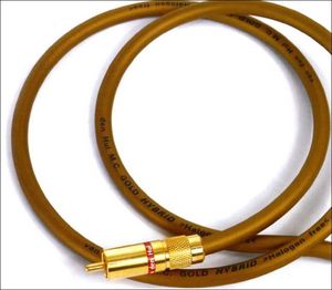 כבל אודיו RCA באורך 0.8 מטרים מבית VAN DEN HUL דגם Mc – Gold MK II