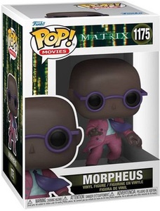 POP Movies: The Matrix 4- Morpheus (Purple Suit) (אקסקלוסיבי מדבקה כסופה) Funko