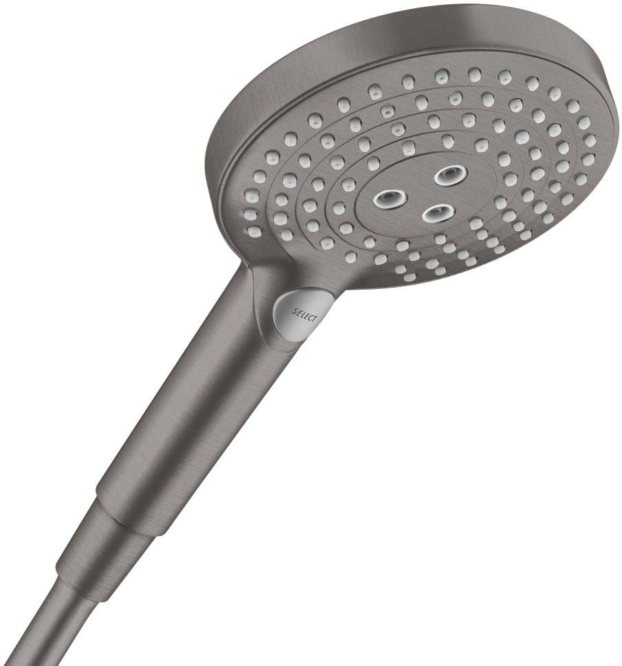 HANSGROHE מזלף יד שחור כרום מוברש דגם 26530340