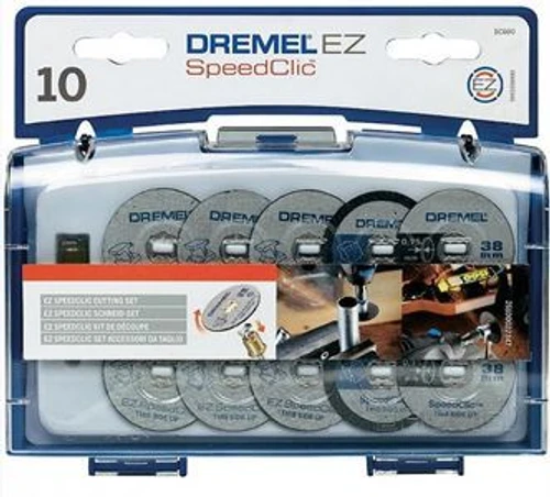 סט 10 דיסקיות חיתוך ספיד קליק דרמל DREMEL SC690