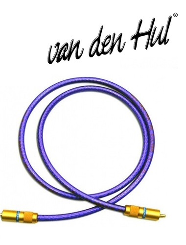 כבל אודיו RCA באורך 0.8 מטרים מבית VAN DEN HUL דגם MC silver G 65