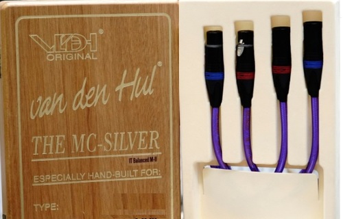 כבל אודיו XLR באורך 0.8 מטרים מבית VAN DEN HUL דגם MC silver G 65