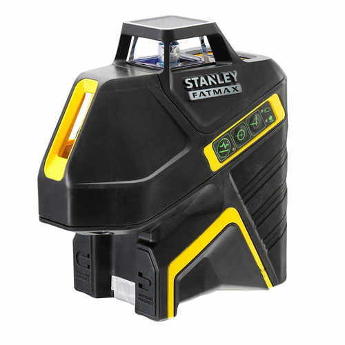 פלס לייזר ירוק 360 מעלות עם צלב ונק' תחתונה STANLEY FATMAX