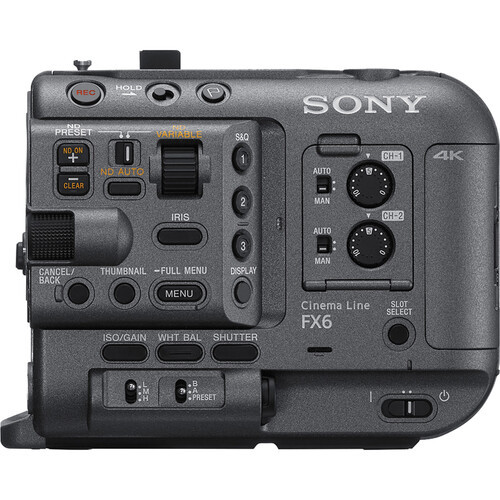 גוף מצלמת וידיאו Sony FX6 Full-Frame Cinema