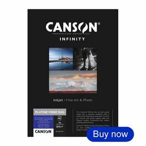 נייר הדפסה Canson Infinity Platine Fibre Rag A4