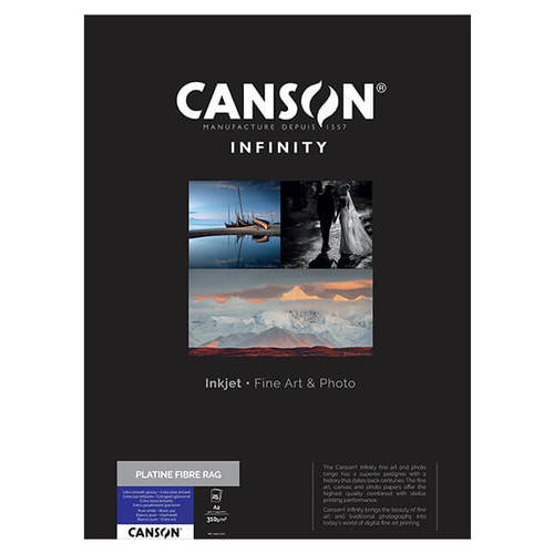 נייר הדפסה Canson Infinity Platine Fibre Rag A2