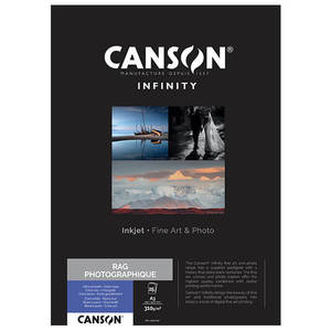 נייר הדפסה Canson Infinity Rag Photographique A3 310Gsm
