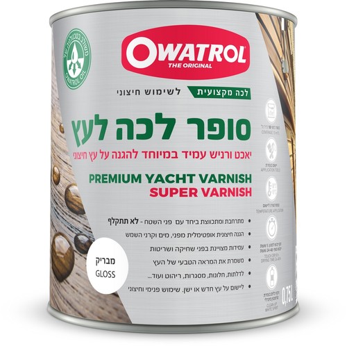 יאכט ורניש - סופר לכה לעץ